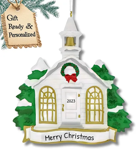 Vista 4 de Adorno 3D de la Santa Familia de 3 2025, adornos de Navidad personalizados para la familia 2025 Adornos de árbol personalizados de Jesús bebé