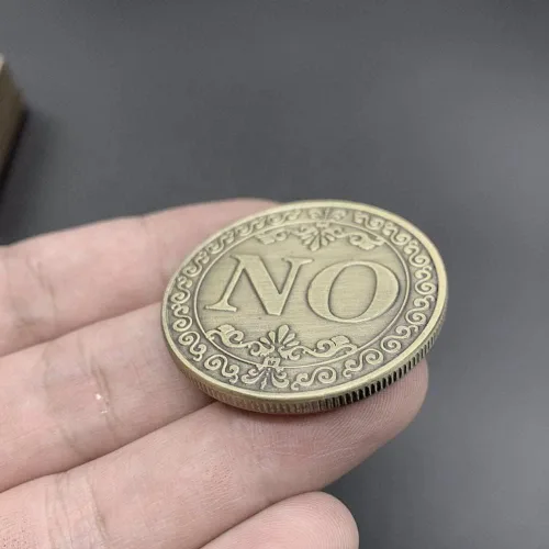 Vista 5 de Glamtune Novedad Sí No Challenge Coin Medallion Collector