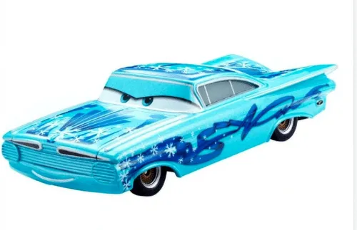 Vista 3 de Mattel Disney Pixar Cars 2023 Holiday Winter Series - Paquete completo de 8 vehículos fundidos a presión de edición especial (GYD55‑956A) Edición