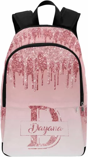 Vista 26 de MyPupSocks Mochila escolar personalizada con nombre personalizado mochila unisex, Multi 00, Personalizado