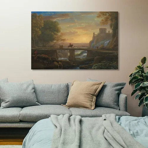 Vista 7 de Claude Lorrain 1600 82 Claude Lorrain 16 - Paisaje con una vista imaginaria de Tivoli 1642
