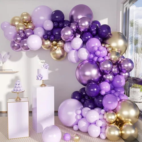 Vista 15 de MEBAY Kit de arco de globos de oro verde, blanco, 146 piezas de confeti dorado cromado metálico verde aguacate y globos de látex blanco