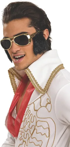 Vista 2 de Rubie's Costume Elvis Presley Gafas de sol con patillas adjuntas