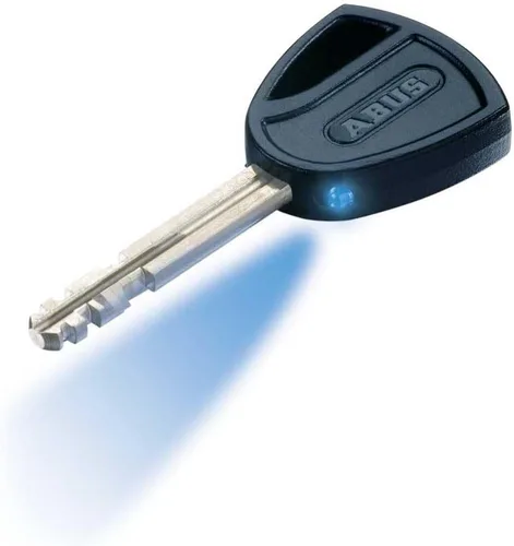 Vista 2 de ABUS Granit Power XS67 y 10KS120 - Cerradura de cadena, bucle rojo, 0.394 in x 47.2 in