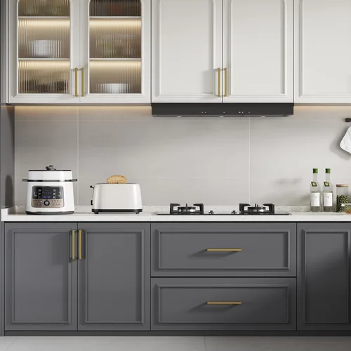 Vista 7 de Goldenwarm Paquete de 10 manijas cuadradas de bronce champán de 3 pulgadas (2.992 in) para armarios de cocina, armarios, aparadores y accesorios