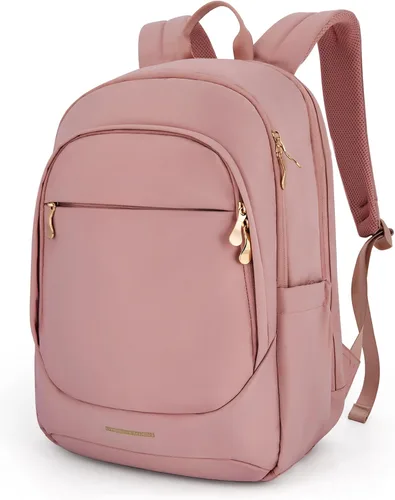 Vista 11 de LIGHT FLIGHT Mochila de viaje para mujer, mochila para laptop de 17.3 Beige