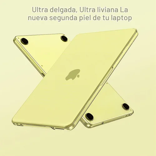 Vista 6 de MOSISO Compatible con MacBook Neo Case 13 pulgadas 2026 A3404 A18 Pro Chip Citrus Clear