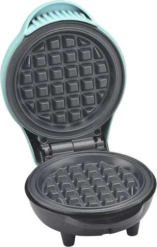 Vista 4 de Kitchen Selectives Mini waflera de Select Brands - Plancha clásica para gofres para gofres tradicionales, salados o de postre, cuenta
