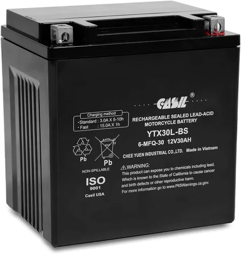 Vista 13 de YTX4L-BS Batería SLA Power Sport de 12 V 3AH 50 CCA - Batería Casil