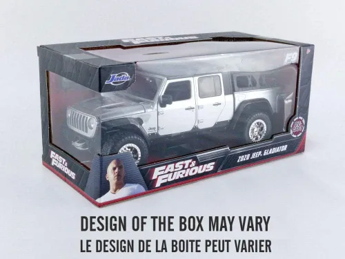 Vista 9 de Jada Toys Fast & Furious F9 1:24 2020 Jeep Gladiator - Auto fundido a presión, juguetes para niños y adultos