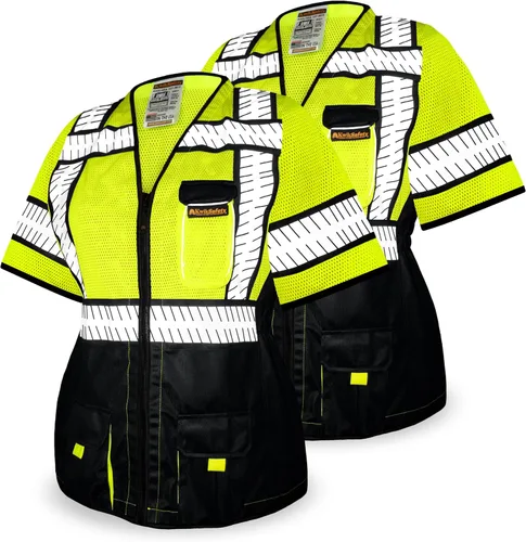 Vista 5 de KwikSafety SHERIFF & SPECIALIST Chaleco de seguridad para mujer Clase 2 ANSI OSHA