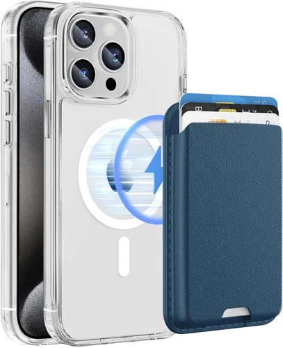 Vista 74 de Funda magnética para iPhone 12 Pro Max, cartera magnética desmontable con soporte para tarjetas, [compatible con MagSafe] grado militar, a prueba