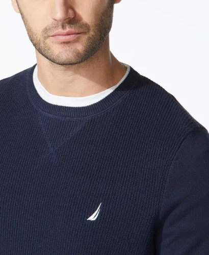 Vista 4 de Nautica Suéter acanalado para hombre