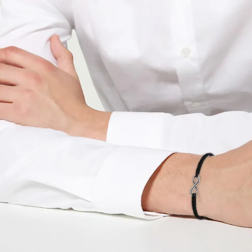 Vista 5 de Generic Pulseras a juego para parejas, regalos del día de San Valentín para él ella, regalos de relación a larga distancia, forma de la pulsera