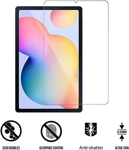 Vista 5 de Protector de pantalla para tableta Samsung Galaxy S6 Lite, vidrio protector de pantalla transparente antiarañazos para Galaxy Tab S6 Lite SM-P610N