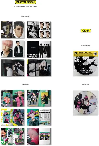 Vista 3 de NCT Dream - Modo Glitch la segunda versión del álbum Photobook (Conjunto (A+B) ver)