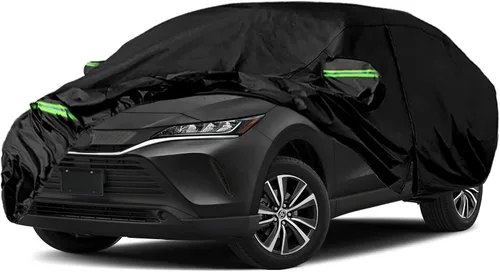 Vista 21 de [Usado] Fundas impermeables para automóvil compatibles con Toyota MR2 1984-2007, 6 capas para todo tipo de clima, con puerta con cremallera y bandas