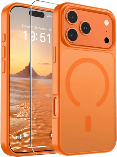Vista 87 de SUPFINE Funda magnética para iPhone SE 2022 (3ª)/2020 (2ª), iPhone 8 (compatible con MagSafe) (protección contra caídas de grado militar), funda