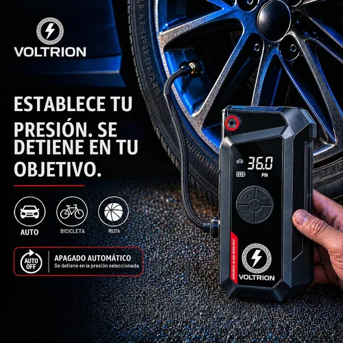 Vista 4 de Arrancador de salto con compresor de aire, refuerzo de batería