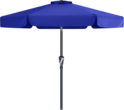 Vista 2 de MASTERCANOPY Sombrilla de patio Valance para mercado de mesas al aire libre (7.5 pies, azul)