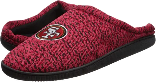 Vista 9 de FOCO NFL - Pantuflas para hombre con suela Cupsole tejidas en poliéster