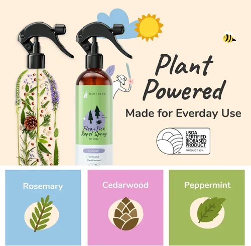 Vista 4 de Kit de protección contra garrapatas (champú de lavanda - spray de lavanda)