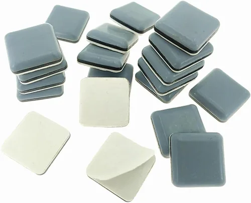 Vista 7 de ALIMITOPIA 20 piezas de muebles de teflón adhesivo para muebles de cocina, parachoques deslizante, almohadilla autoadhesiva para suelo de baldosas