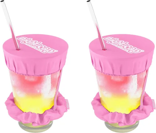 Vista 22 de Nightcap Coletero Cubrevasos - El Coletero Reutilizable para Prevención de Adulteración de Bebidas Como se Vio en Shark Tank