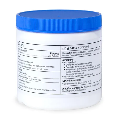 Vista 6 de CareAll Ungüento de barrera protectora de piel con óxido de zinc al 20%, 15 oz., Proporciona alivio, prevención y tratamiento para la irritación
