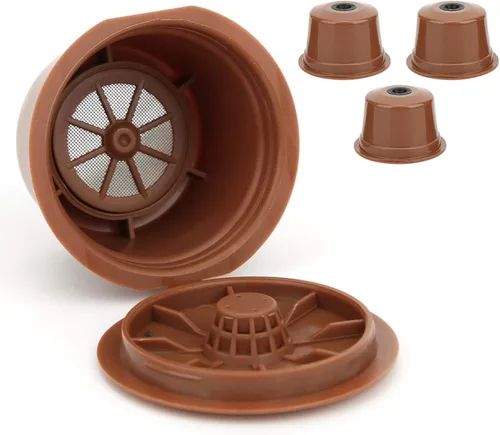 Vista 5 de 3pcs Recargable Cápsula de Café Reutilizable Filtro de Café Taza de Repuesto para Máquina de Café (Café)