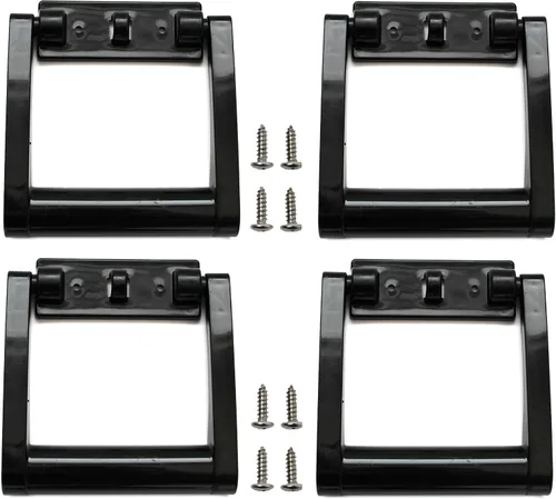 Vista 8 de JSP Manufacturing Mangos de repuesto para nevera de plástico negro # 21023 compatibles con Igloo para enfriadores de 25-72 cuartos de galón (1)