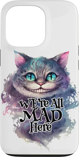 Vista 10 de Cheshire cat We're All MAD Here Alicia in Wonderland - Carcasa para iPhone 17