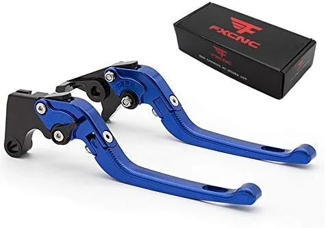 Vista 5 de FXCNC Palancas de embrague de freno compatibles con Z125 pro 15-2021, Z250SL 16-17, NINJA 300R Z300 2013-2018, 250R 08-12, VERSYS 300X 17-18, Ninja