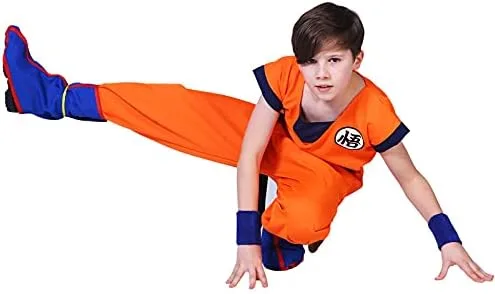 Vista 5 de Yakogy Disfraz de anime para cosplay, disfraz de Halloween para niños