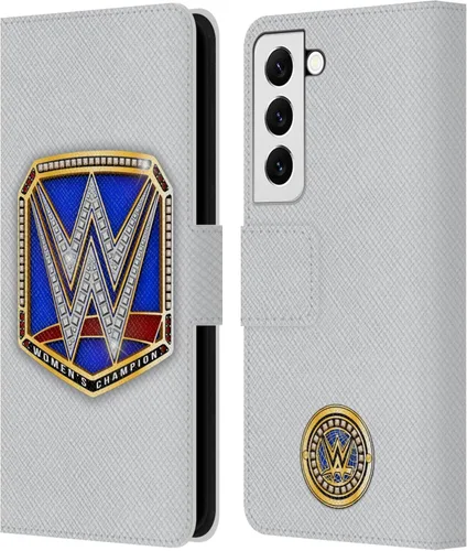 Vista 158 de Head Case Designs Officially Licensed WWE Cruiserweight Champion Title Belts Leather Wallet Case Compatible with Samsung Galaxy A07 4G Campeón