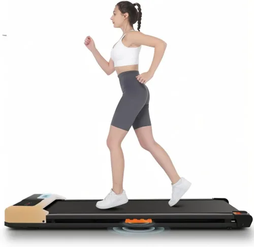 Vista 20 de ANCHEER Cinta de correr con inclinación del 12%/15%, almohadilla plegable con barra de asa, capacidad de 320-450 libras debajo del escritorio