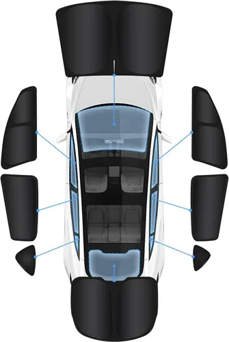 Vista 11 de Persianas ultragruesas para Tesla Model Y 2020-2024 (no aptas para junior), accesorios para el modelo Y, cubierta de ventana lateral, ventanilla