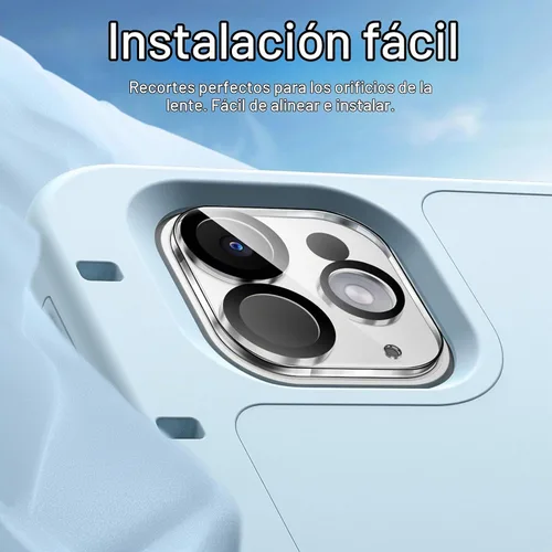 Vista 6 de JETech Protector de lente de cámara para iPad Pro 11"/13" M5/M4, paquete de 3