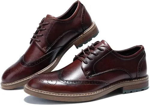 Vista 2 de Zapatos de vestir Oxford casuales con cordones para hombre