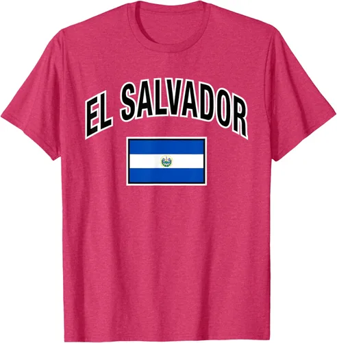 Vista 22 de Camiseta salvadoreña Orgullosa Bandera de El Salvador, Negro