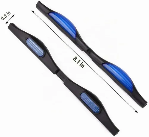 Vista 2 de 4 tiras anticolisión para puerta de automóvil con fluorescente, tira protectora universal autoadhesiva para espejo retrovisor, protectores