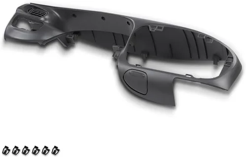Vista 10 de CNNELL Panel de bisel para tablero compatible con Ford F150 1997-2003/compatible con Ford Expedition 1997-2003 Negro