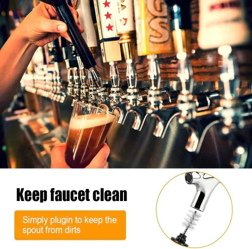 Vista 6 de 15 tapones de grifo de cerveza para grifo de cerveza, tapón de grifo de cerveza, tapón de grifo, tapones de cepillo de cerveza, tapones de cepillo