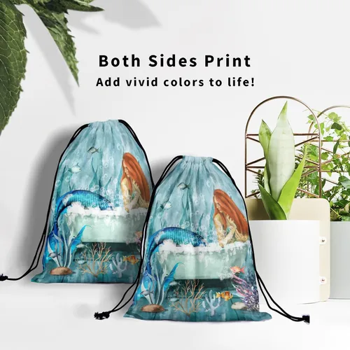 Vista 182 de Bolsa de agarre de gimnasia de piel de animal, bolsa de gimnasia con cordón ajustable, bolsa de cuerda para fauna silvestre, Mariposas Galaxy