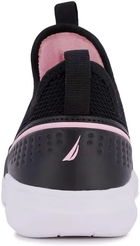 Vista 3 de Nautica Youth Girls Slip-On Athletic Sneakers - Stylish Running and Tennis Shoes for Little and Big Kids