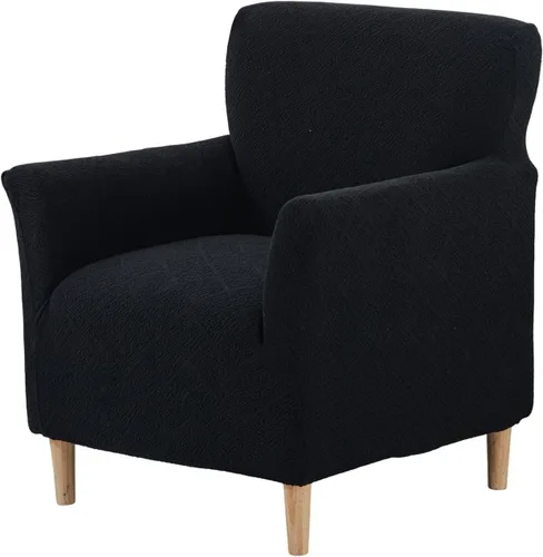 Vista 38 de HAOYONG - Funda elástica de terciopelo para silla de banquete, fundas para sillas de 1 pieza, fundas para sillones de sofá, funda suave para sillón