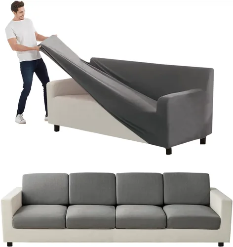 Vista 108 de Funda para Sofá de Terciopelo, Fundas Elásticas para Sofá para Funda Principal Separada/Respaldos y Cojines de Asiento, Funda para Sofá, para Fundas