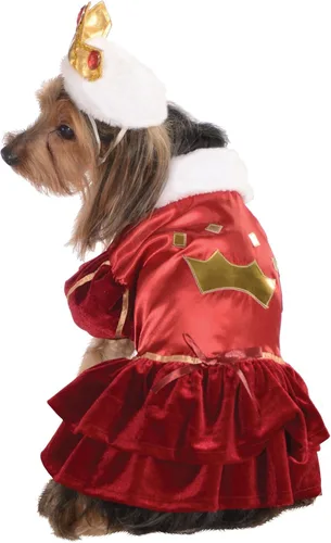 Vista 2 de Rubie's - Disfraz de reina roja para mascotas, talla XL