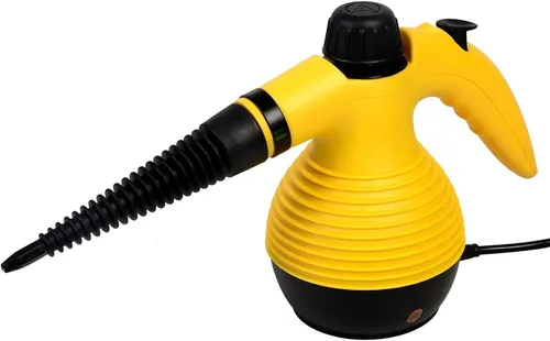 Vista 4 de GOFLAME Limpiador de vapor de mano de 1050 W, potente vapor, desinfectante, vaporizador, plancha de vapor, elimina manchas y grasa del baño, cocina