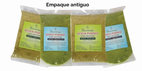 Vista 3 de Combo: Polvo de henna e índigo (2 x 3.53 oz cada uno) para un color de cabello exuberante